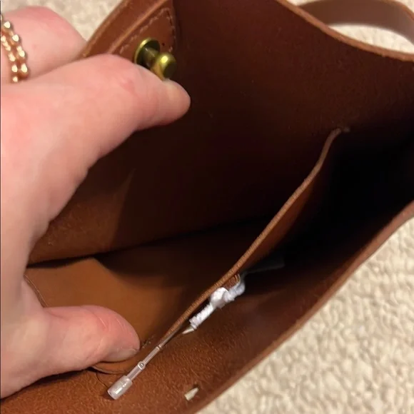 Brown Leather Crossbody Bag - Picture 4 of 12